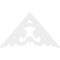 Ekena Millwork Pitch Preston Architectural Grade PVC Gable Pediment, 36"W x 21"H x 1"P (14/12) GPP036X021X100PRE - alternate 5